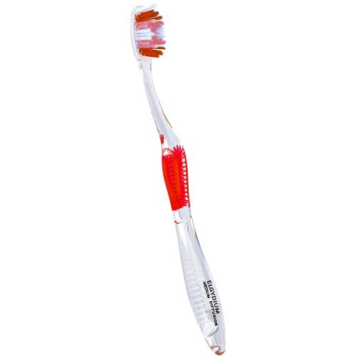 Elgydium Diffusion Toothbrush Οδοντόβουρτσα για Βαθύ Καθαρισμό Medium 1 Τεμάχιο - Ροζ